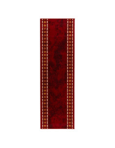 Tappeto Runner FLORNES Tessuto Rosso PP 7 mm 2