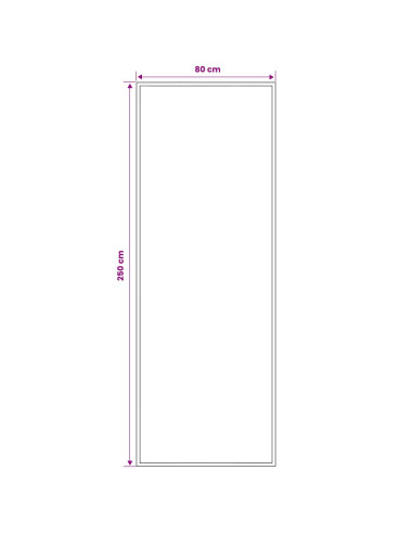 Tappeto Runner FLORNES Tessuto Arancione PP 7 mm