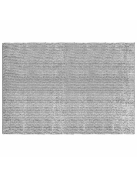 Tappeto Grigio 160 x 230 cm 100% Poliestere 3 mm Lavabile