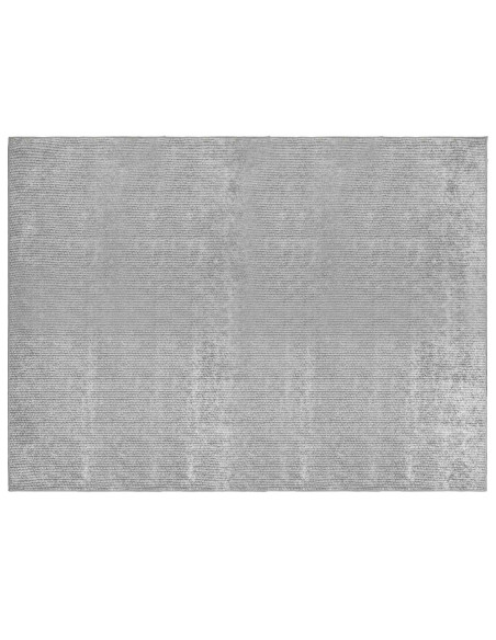 Tappeto Grigio 300 x 400 cm 100% Poliestere 3 mm Lavabile