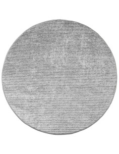 Tappeto Grigio Ø 120 cm 100% Poliestere 3 mm Lavabile 2