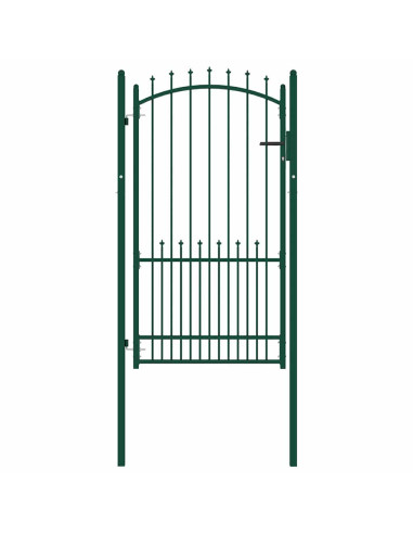 | Cancello per recinzione | con blocco Verde 100 x 175 cm