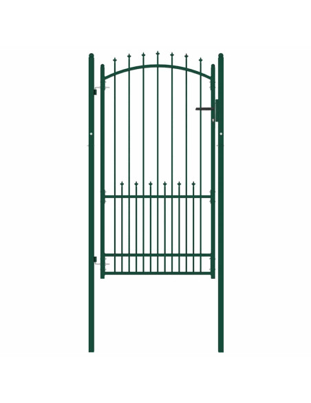 | Cancello per recinzione | con blocco Verde 100 x 175 cm