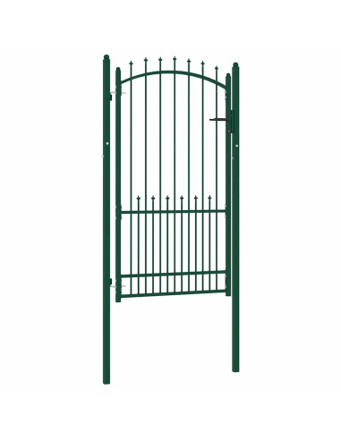 | Cancello per recinzione | con blocco Verde 100 x 175 cm
