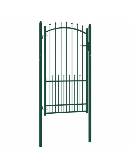 | Cancello per recinzione | con blocco Verde 100 x 175 cm