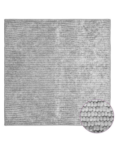 Tappeto Grigio 100 x 100 cm 100% Poliestere 3 mm Lavabile