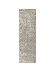 Tappeto Beige 50 x 400 cm 100% Poliestere 3 mm Lavabile 2