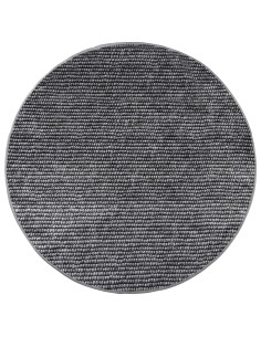 Tappeto Antracite Ø 120 cm 100% Poliestere 3 mm Lavabile 2