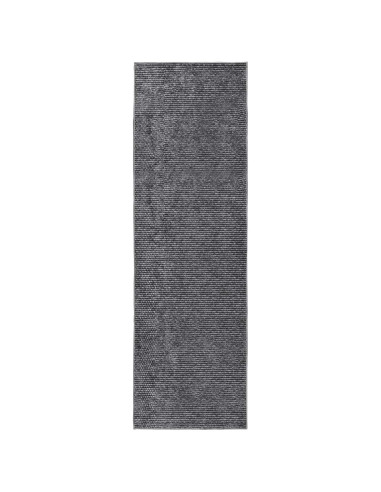 Tappeto Antracite 80 x 250 cm 100% Poliestere 3 mm Lavabile