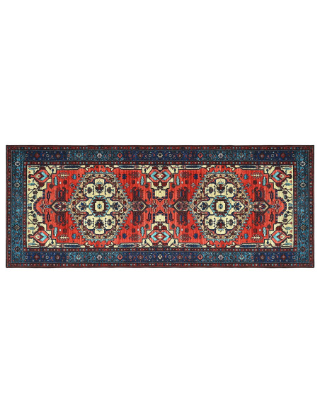 Tappeto ORIZ Rosso 80 x 200 cm 100% Poliestere