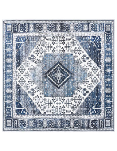 Tappeto ORIZ Blu Scuro 160 x 160 cm 100% Poliestere