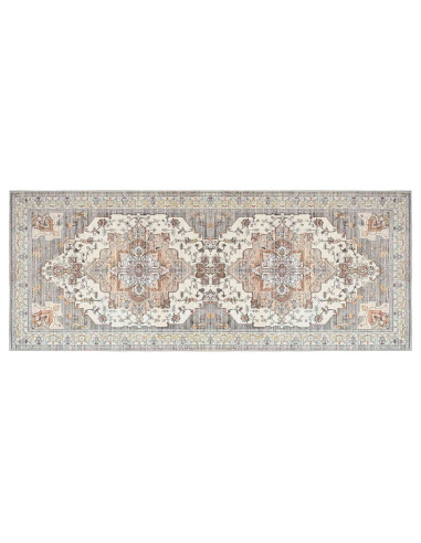 Tappeto ORIZ Marrone 80 x 200 cm 100% Poliestere