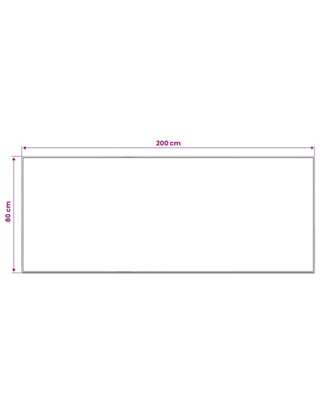 Tappeto ORIZ Blu Scuro 80 x 200 cm 100% Poliestere