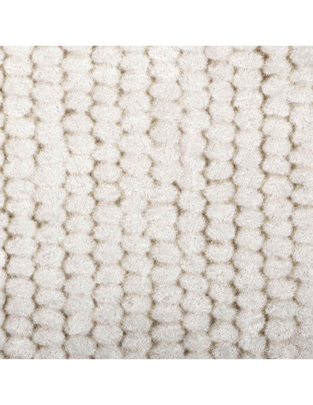 Tappeto Crema 50 x 200 cm 100% Poliestere 3 mm Lavabile