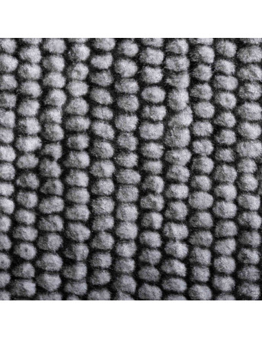 Tappeto Antracite 80 x 200 cm 100% Poliestere 3 mm Lavabile