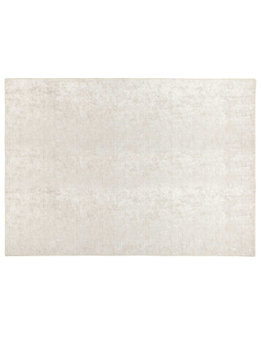Tappeto Crema 120 x 180 cm 100% Poliestere 3 mm Lavabile
