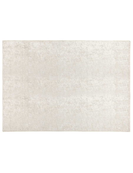 Tappeto Crema 120 x 180 cm 100% Poliestere 3 mm Lavabile