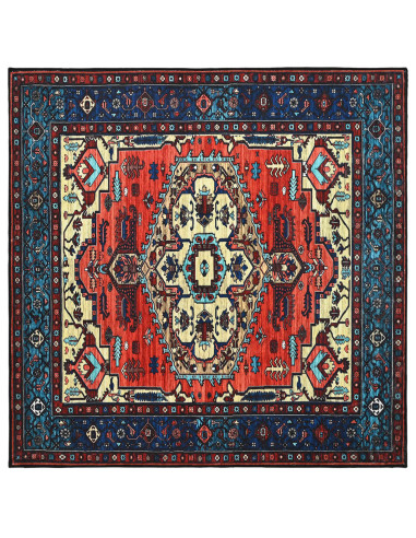 Tappeto ORIZ Rosso 200 x 200 cm 100% Poliestere