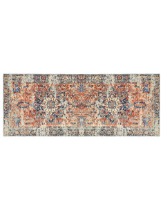 Tappeto ORIZ Arancione 80 x 200 cm 100% Poliestere 2