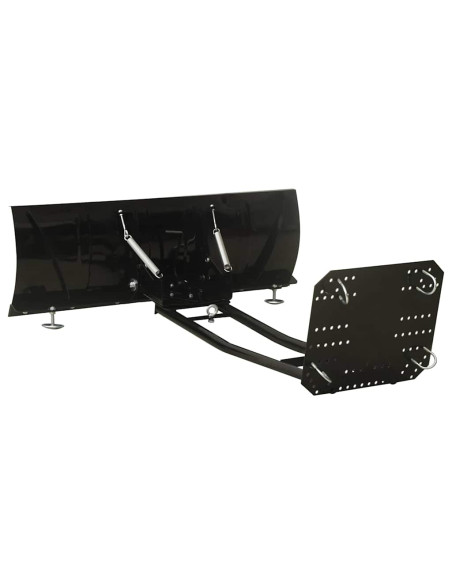 Spazzaneve per ATV 115x38 cm Nero