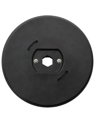 Testina spazzola per lucidatrice 4 pz Ø 13 cm Nero PP e nylon
