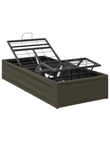 Telaio Letto Elettrico Regolabile Grigio 200 x 90 x 33,5 cm