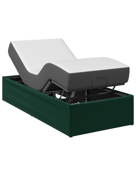 Telaio Letto Elettrico Regolabile Verde Foresta