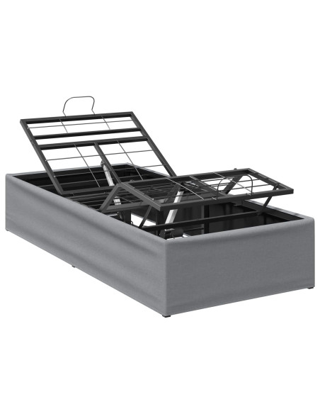 Telaio Letto Elettrico Regolabile Grigio Chiaro