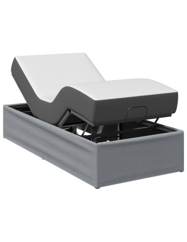 Telaio Letto Elettrico Regolabile Grigio Chiaro