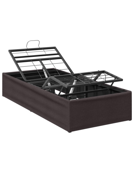 Telaio Letto Elettrico Regolabile Marrone 200 x 90 x 33,5 cm