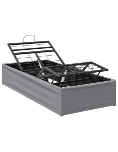 Telaio Letto Elettrico Regolabile Grigio Chiaro 2