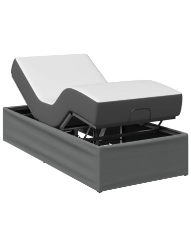 Telaio Letto Elettrico Regolabile Grigio Scuro