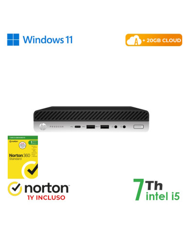 RINOVO Ultra Mini PC DM HP REFURBISHED 600-800 G3 i5-7X00T SODDR4 8GB SSD 256GB W11P CLOUD20GB Grade