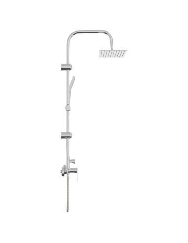 Sistema Doccia Cromato Acciaio Inox 21 x 48 x 112 cm