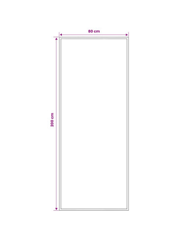Tappeto Runner FLORNES Tessuto Beige PP 7 mm