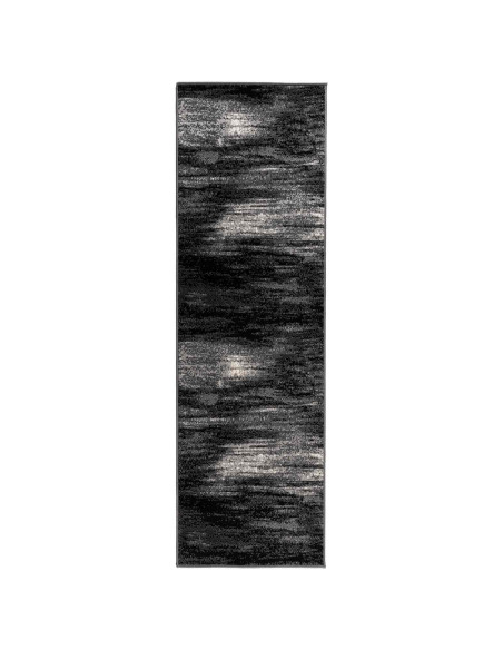 Tappeto Runner FLORNES Tessuto Nero PP 7 mm