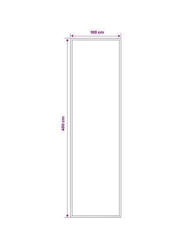 Tappeto Runner FLORNES Tessuto Marrone PP 7 mm