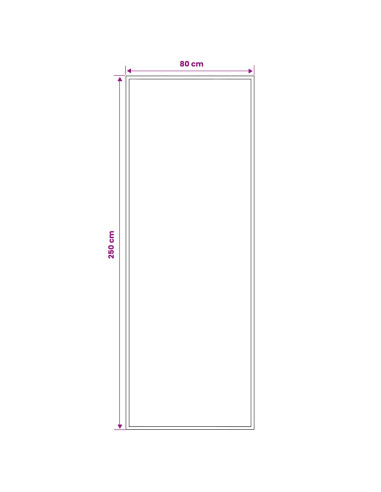 Tappeto Runner FLORNES Tessuto Beige PP 7 mm