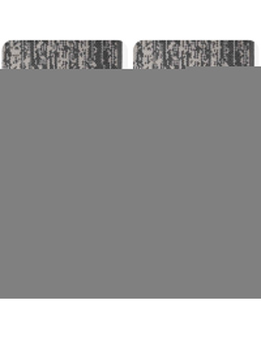 Tappeto Runner FLORNES Tessuto Grigio PP 7 mm