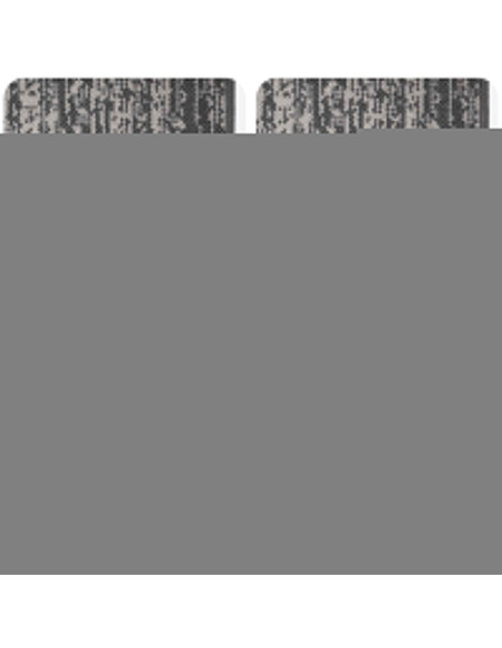 Tappeto Runner FLORNES Tessuto Grigio PP 7 mm