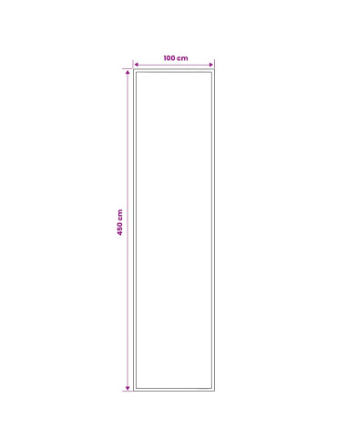 Tappeto Runner FLORNES Tessuto Marrone PP 7 mm