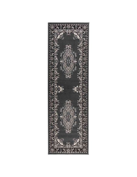 Tappeto Runner FLORNES Tessuto Grigio PP 7 mm