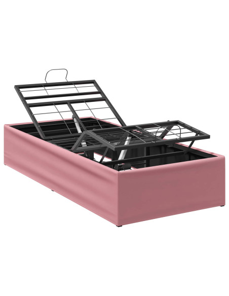 Telaio Letto Elettrico Regolabile Rosa 200 x 80 x 33,5 cm