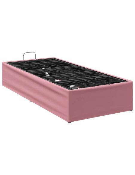 Telaio Letto Elettrico Regolabile Rosa 200 x 80 x 33,5 cm