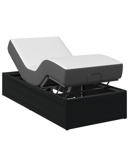 Telaio Letto Elettrico Regolabile Nero 200 x 90 x 33,5 cm