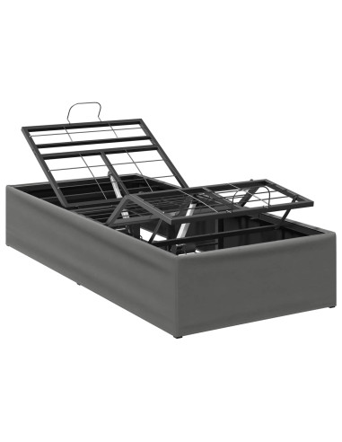 Telaio Letto Elettrico Regolabile Grigio Scuro