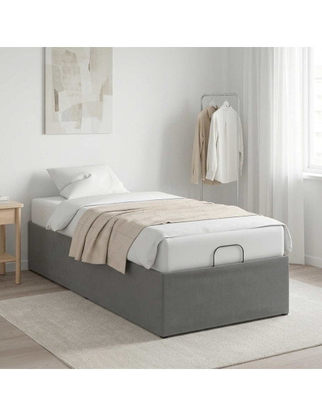 Telaio Letto Elettrico Regolabile Grigio Scuro