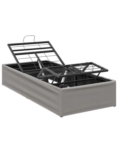 Telaio Letto Elettrico Regolabile Grigio Chiaro