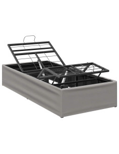 Telaio Letto Elettrico Regolabile Grigio Chiaro 2