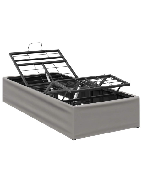 Telaio Letto Elettrico Regolabile Grigio Chiaro
